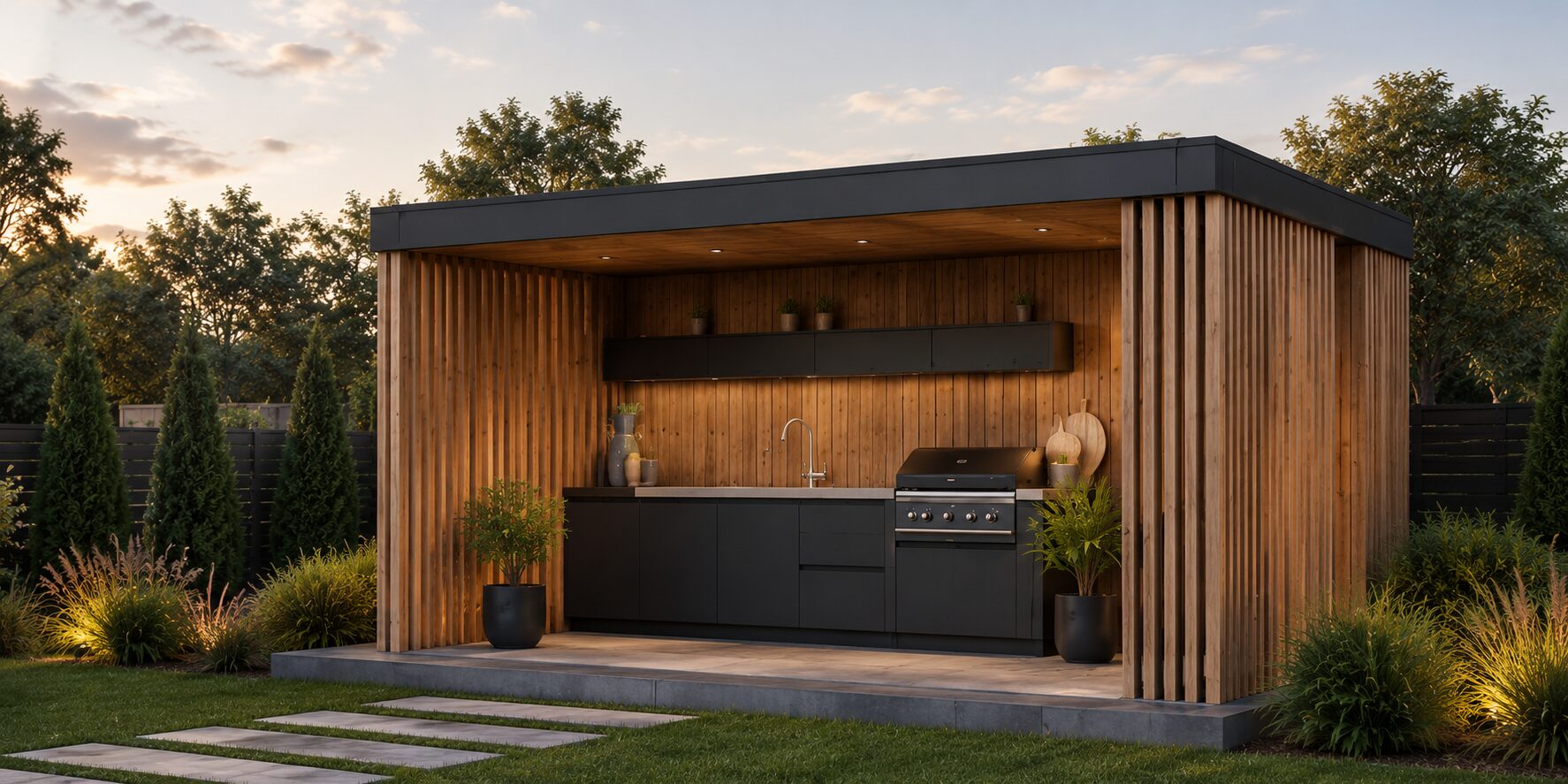 Nordic Kitchen — kompaktné riešenie pre menší pozemok